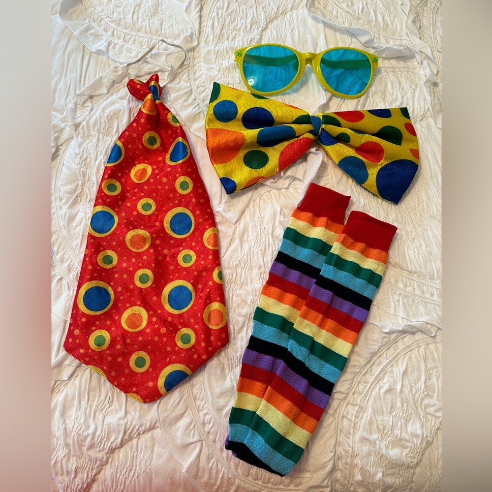 Adult clown costume accessories